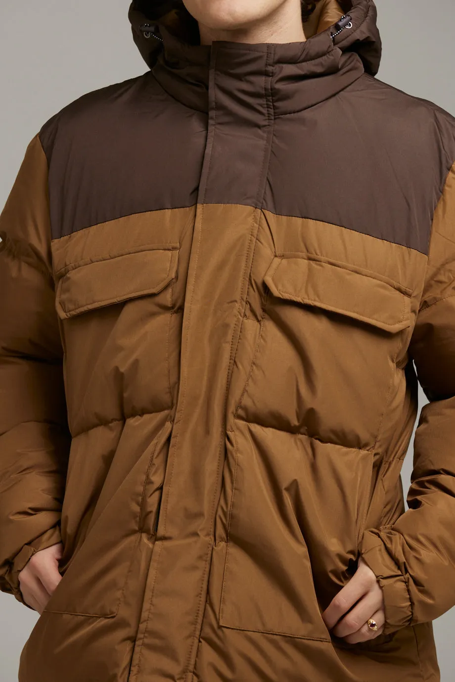 Tobacco TREWLAWNEY Men's Puffer Jacket