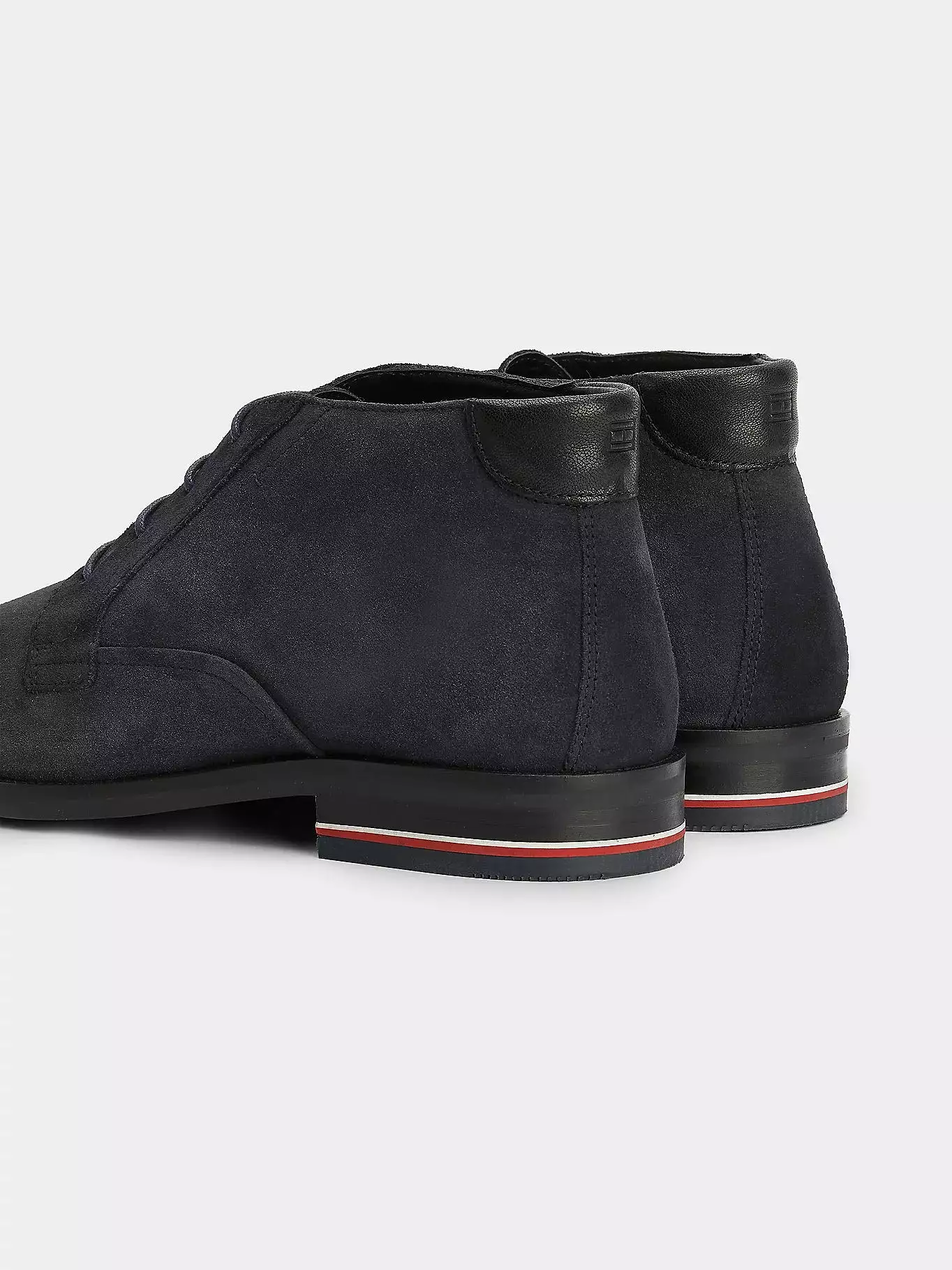 Tommy Hilfiger Men's Navy Suede Boot - Signature Collection