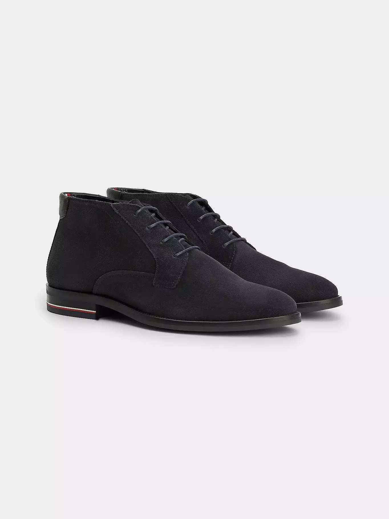 Tommy Hilfiger Men's Navy Suede Boot - Signature Collection