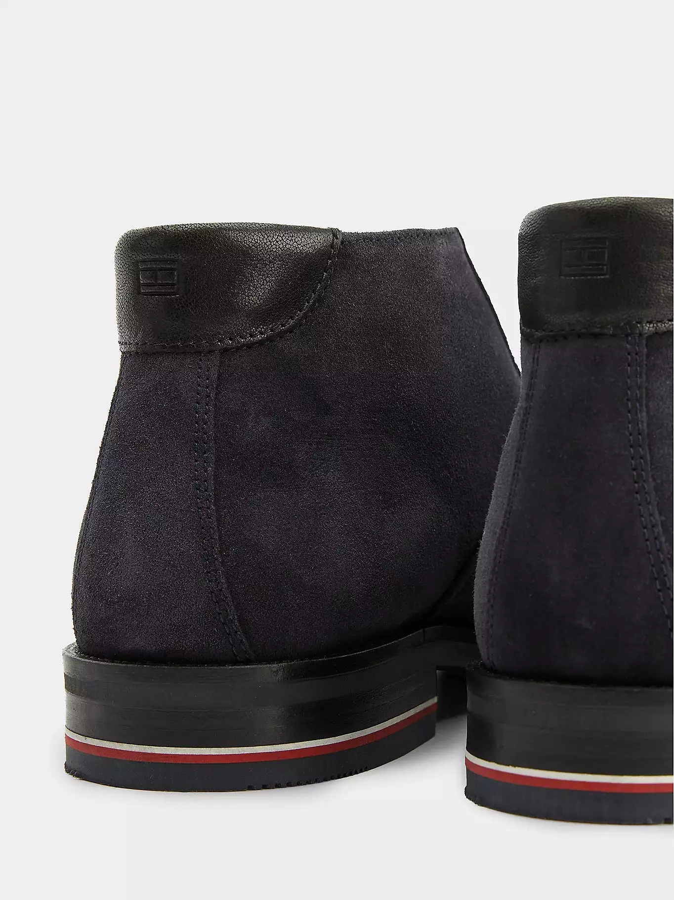 Tommy Hilfiger Men's Navy Suede Boot - Signature Collection