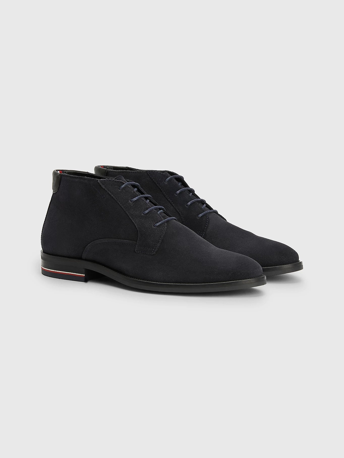 Tommy Hilfiger Navy Signature Suede Boot - Men's