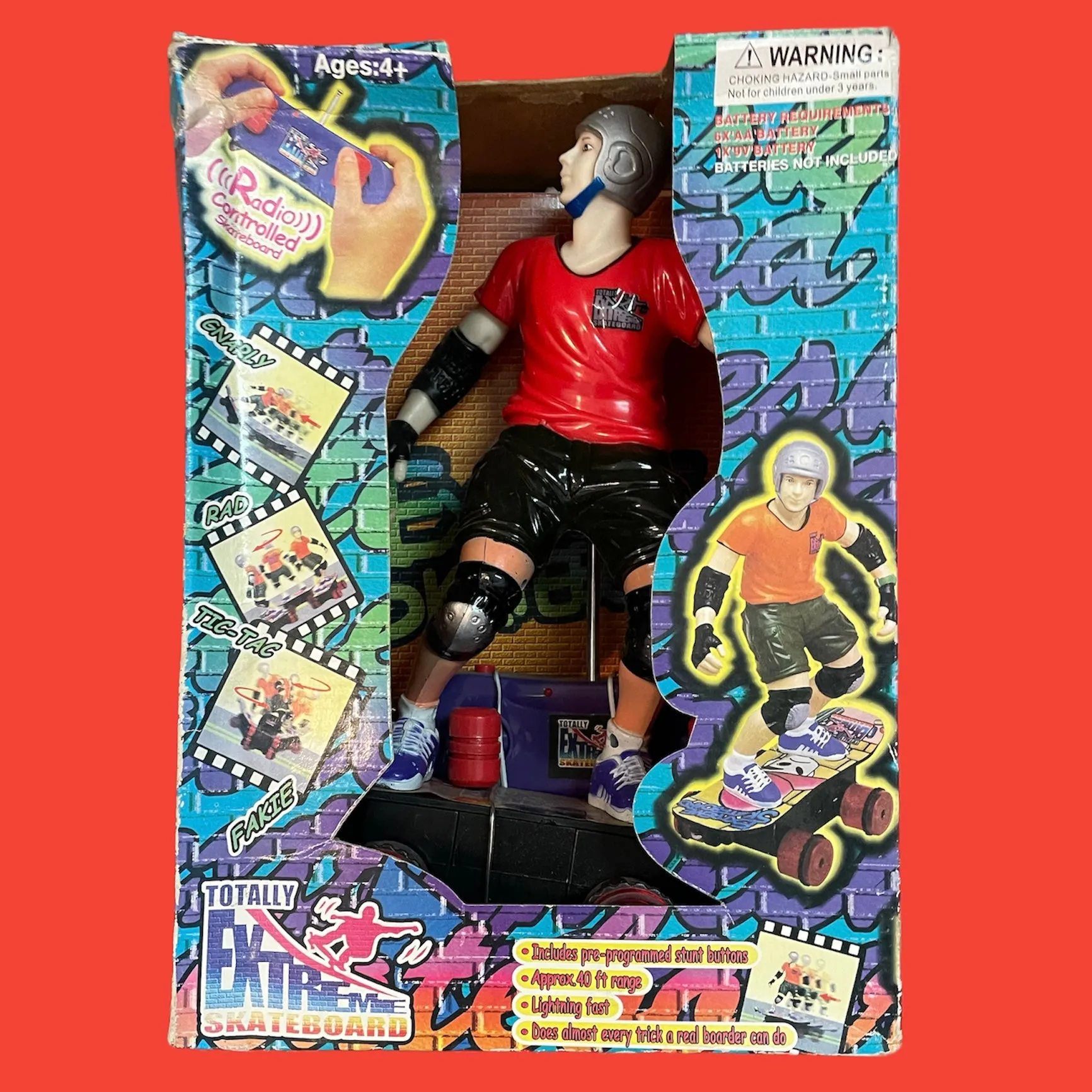 Extreme Skateboarder Action Figure with Remote Control