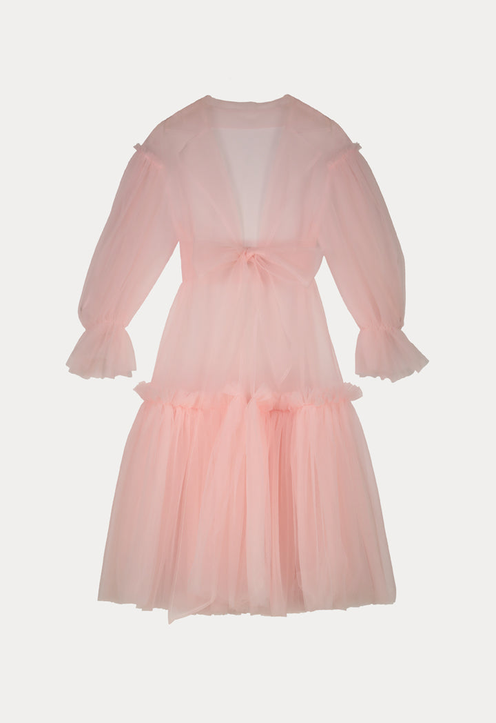 Tulle Dress with Ruffles