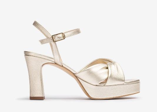 UNISA Gold Platform Sandal