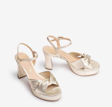 UNISA Gold Platform Sandal