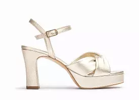 UNISA Gold Platform Sandal