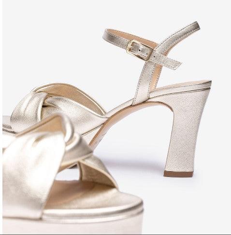 UNISA Gold Platform Sandal