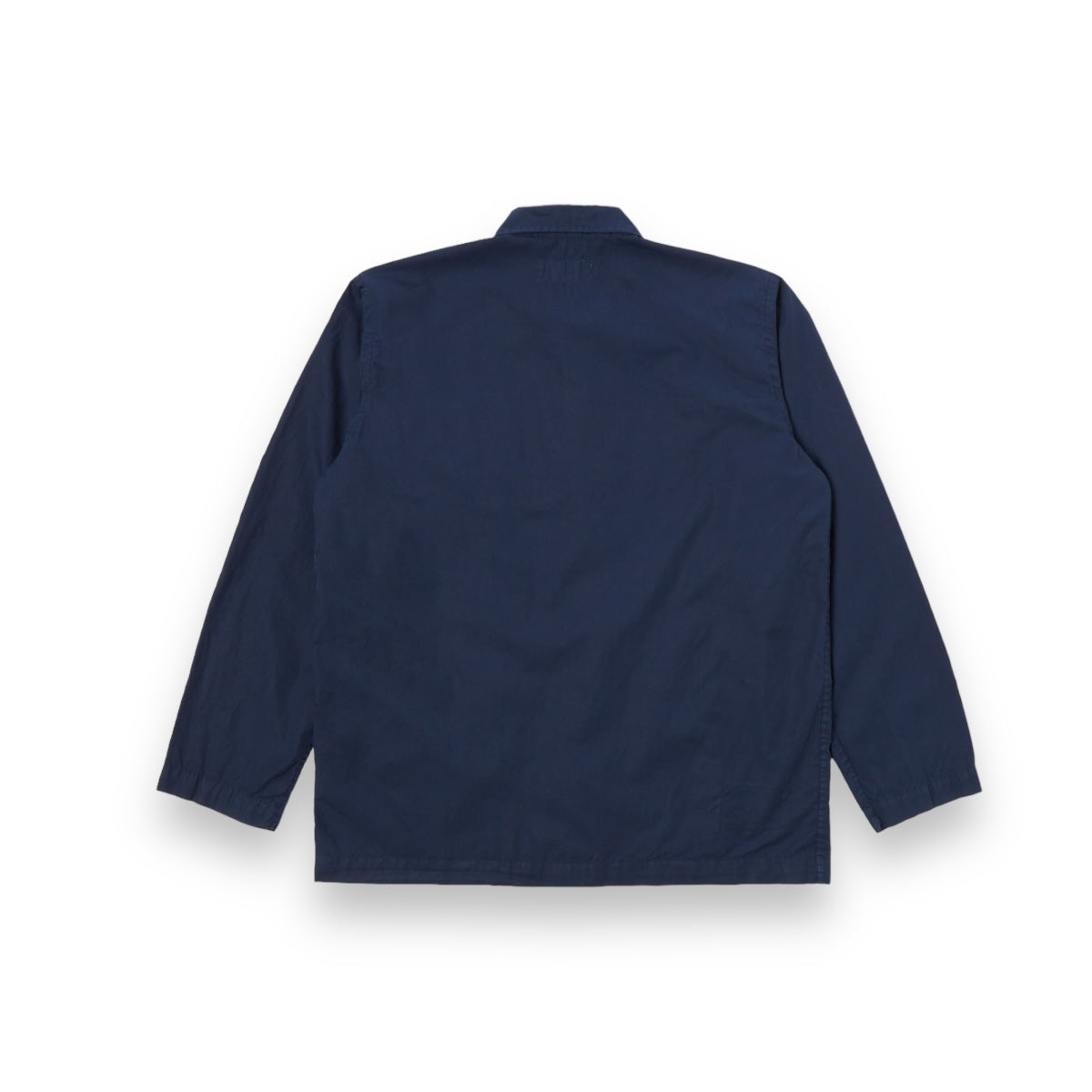 Universal Works organic navy overshirt fine poplin