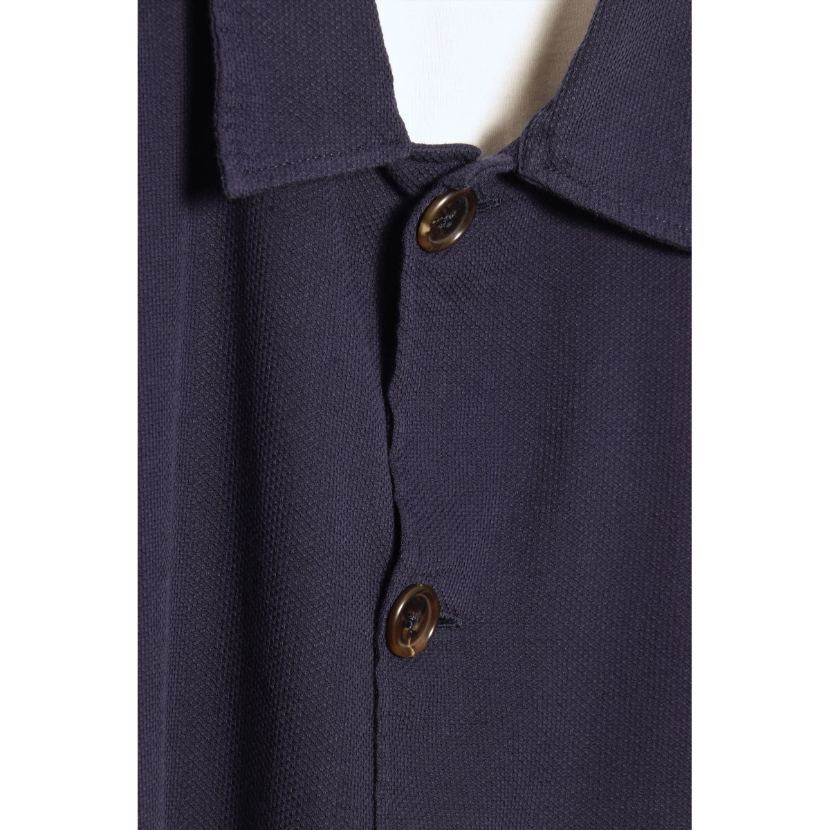 Universal Works Overshirt - Barca Dobby Cotton in Navy - P28037