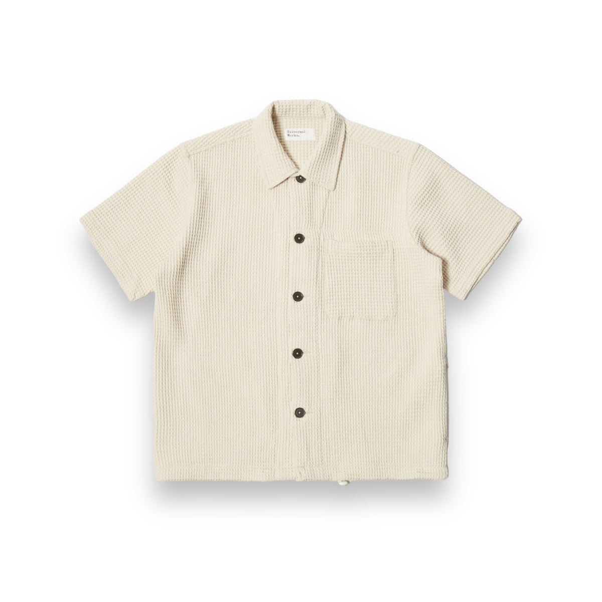 Universal Works Tech Overshirt - 30169 Pike Waffle - driftwood - Buy Online