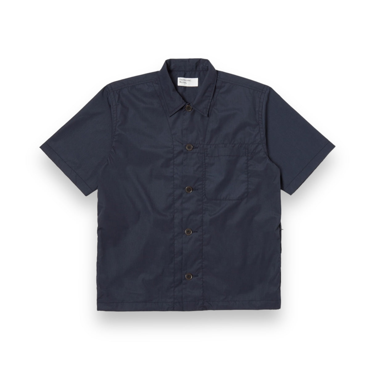 Universal Works Tech Overshirt 30191, recycled poly tech, navy, buy online