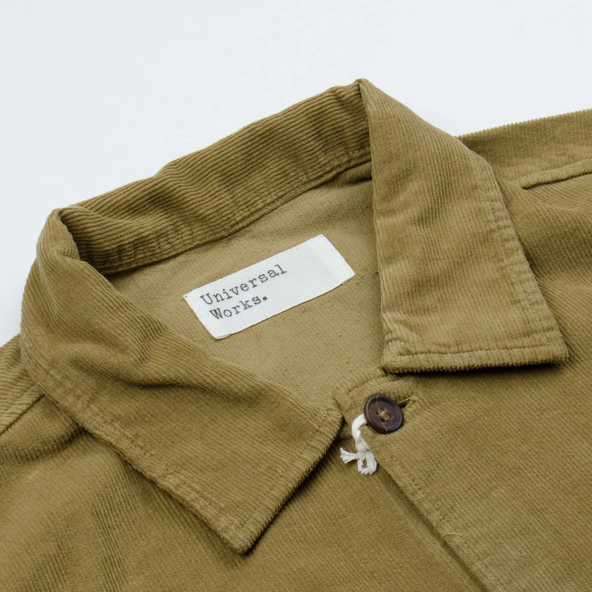 Universal Works Uniform Shirt Fine Cord Taupe