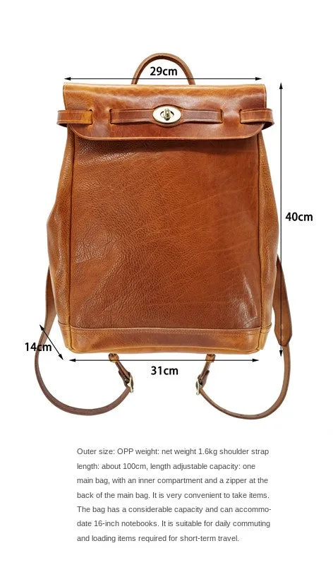 Vintage Leather Laptop Bag