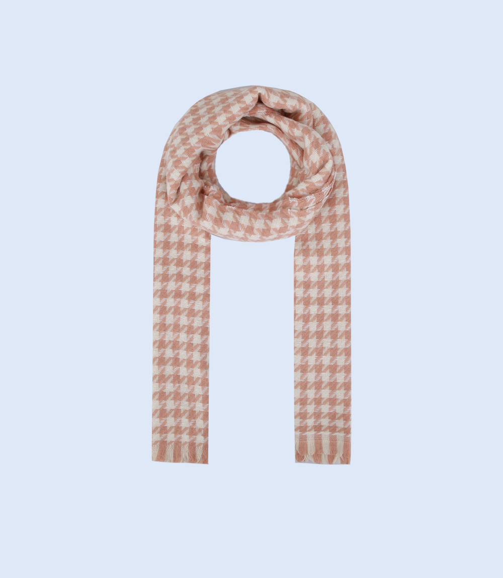 WA1140 Women's Pink Tea Scarf