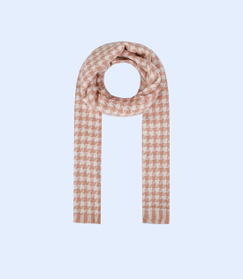 WA1140 Women's Pink Tea Scarf