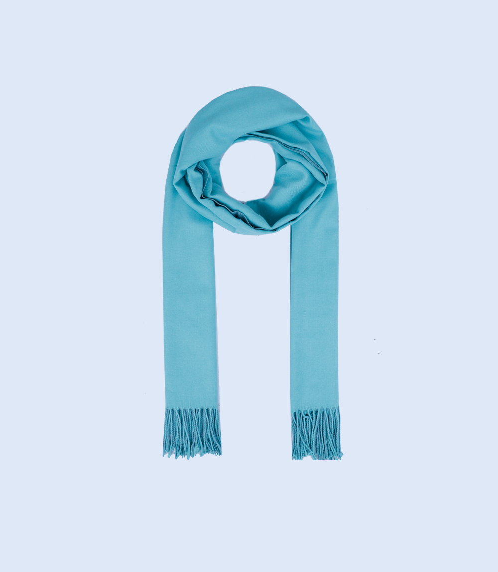 WA1218 Teal Scarf, Women's Fashion Scarf, Teal Scarf for Women