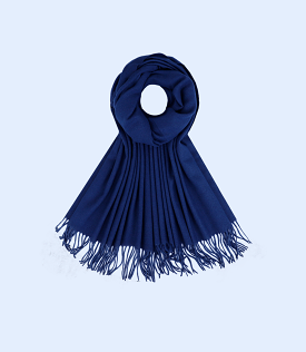 WA1220 Navy Women's Scarf.