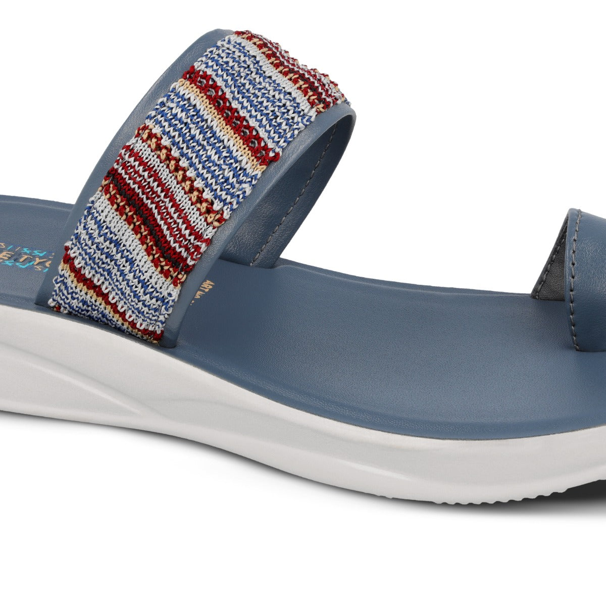 Walkaroo Women's Blue Sandals BT2347