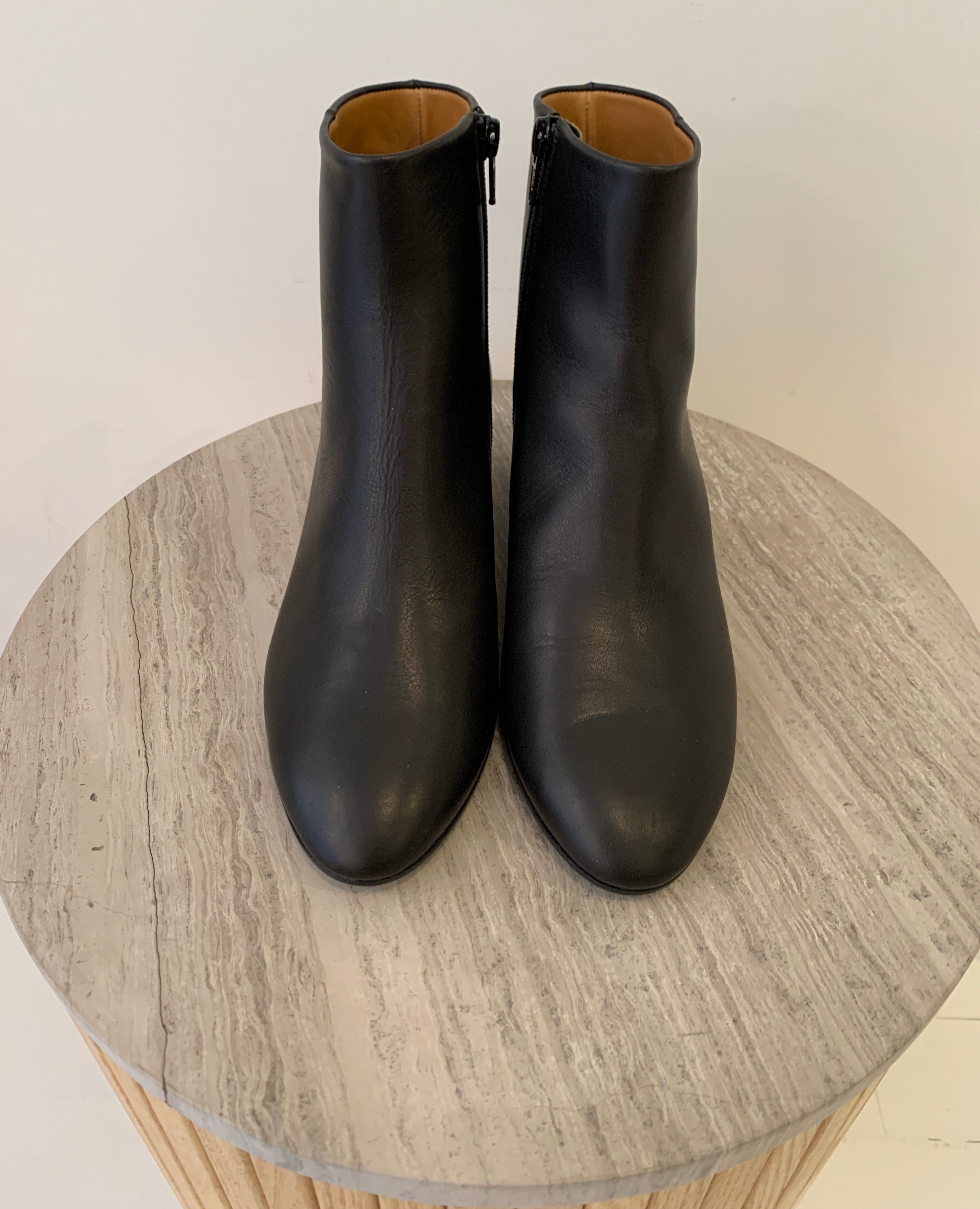 Warehouse Sale - Black Leather Cory Boots