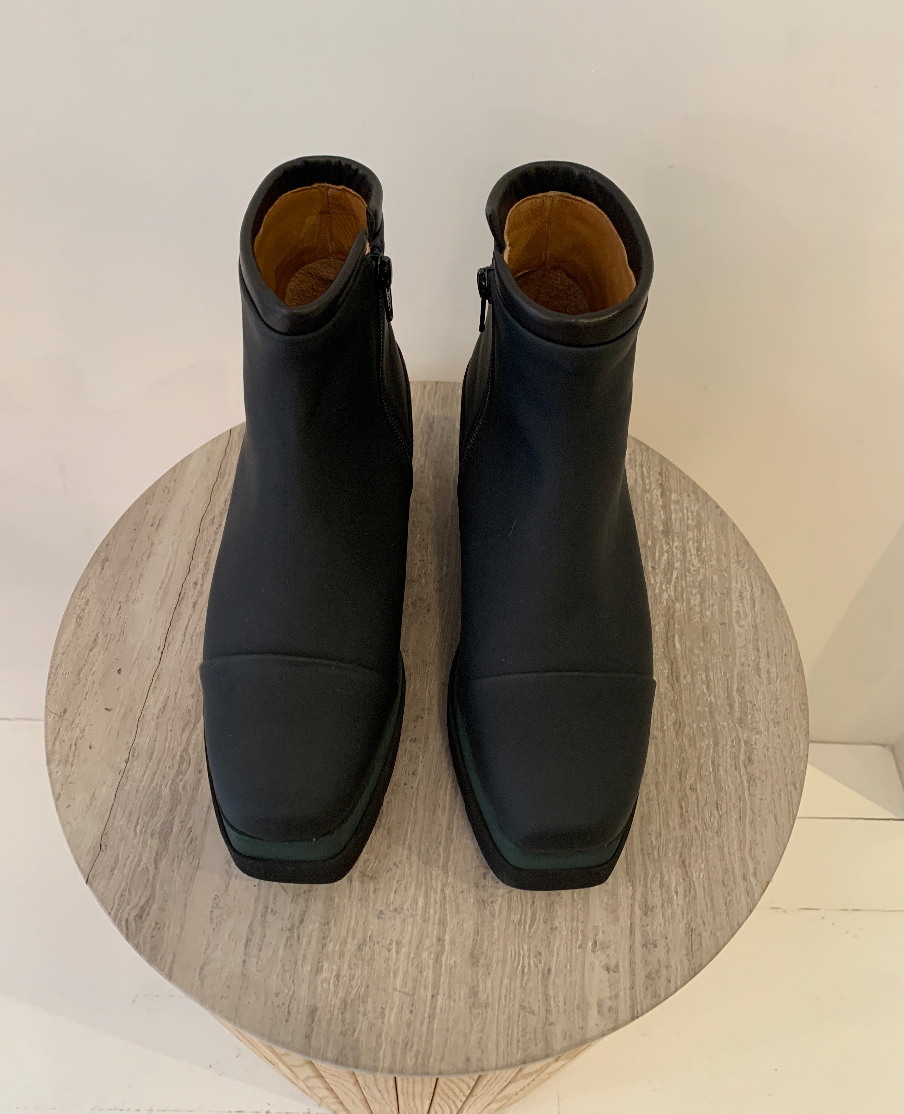 Warehouse Sale - Cooper Boots Black Water Resistant Leather