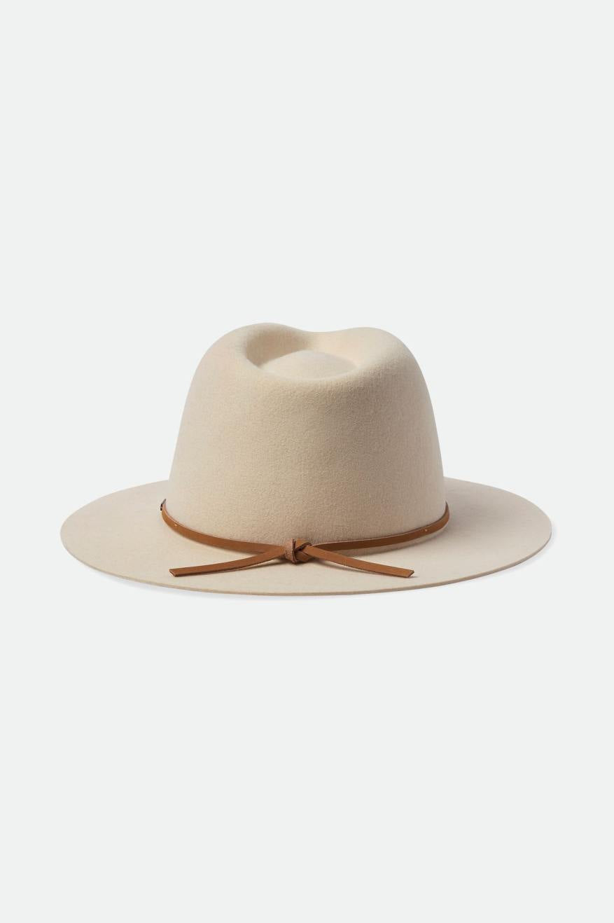 Wesley Fedora - Whitecap | High-quality white fedora hat with stylish design | Shop now