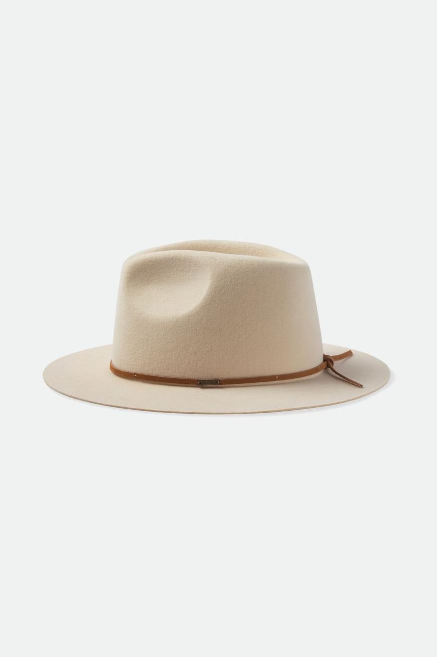 Wesley Fedora - Whitecap | High-quality white fedora hat with stylish design | Shop now