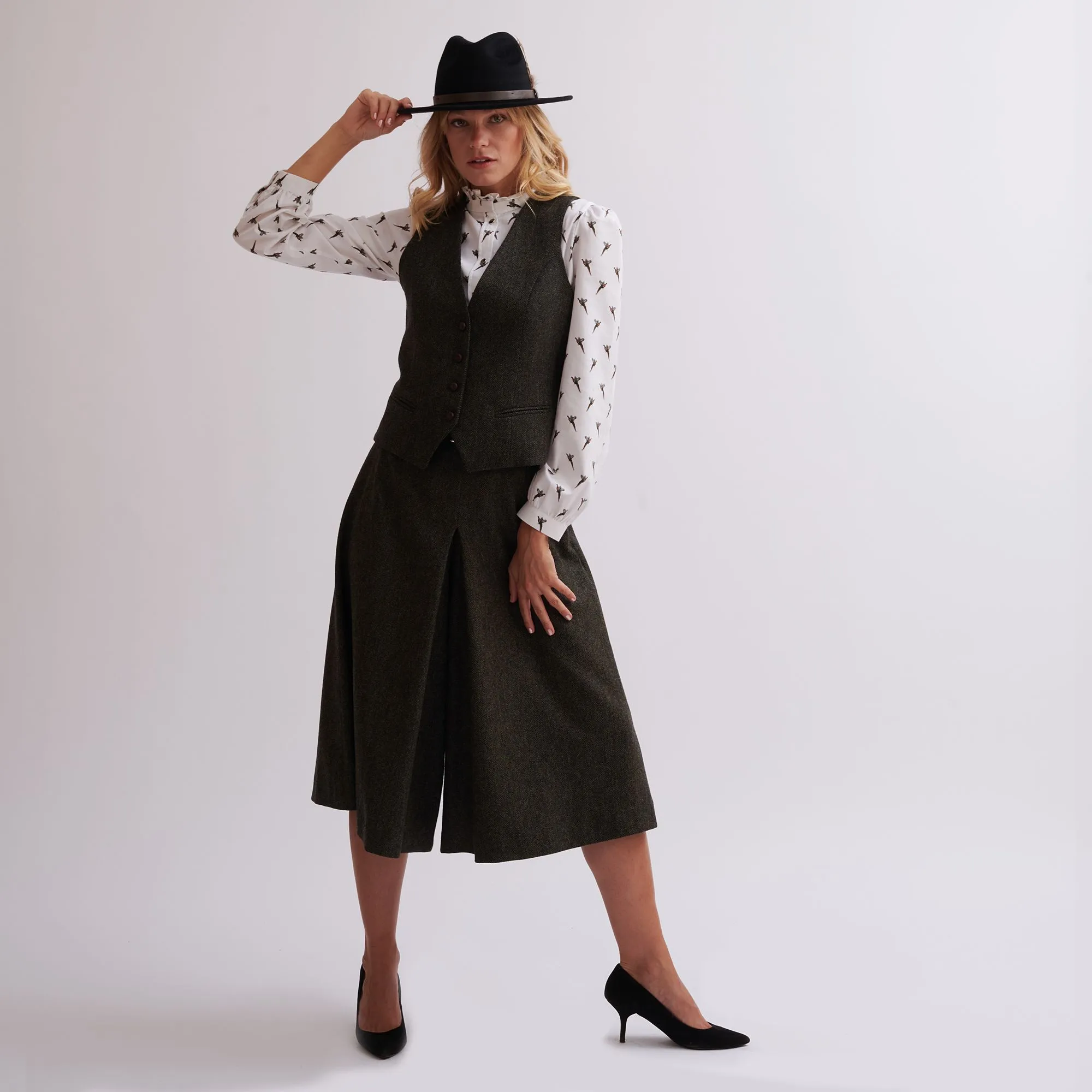 Wetherby Tweed Culottes: Stylish Tweed Culottes for Women