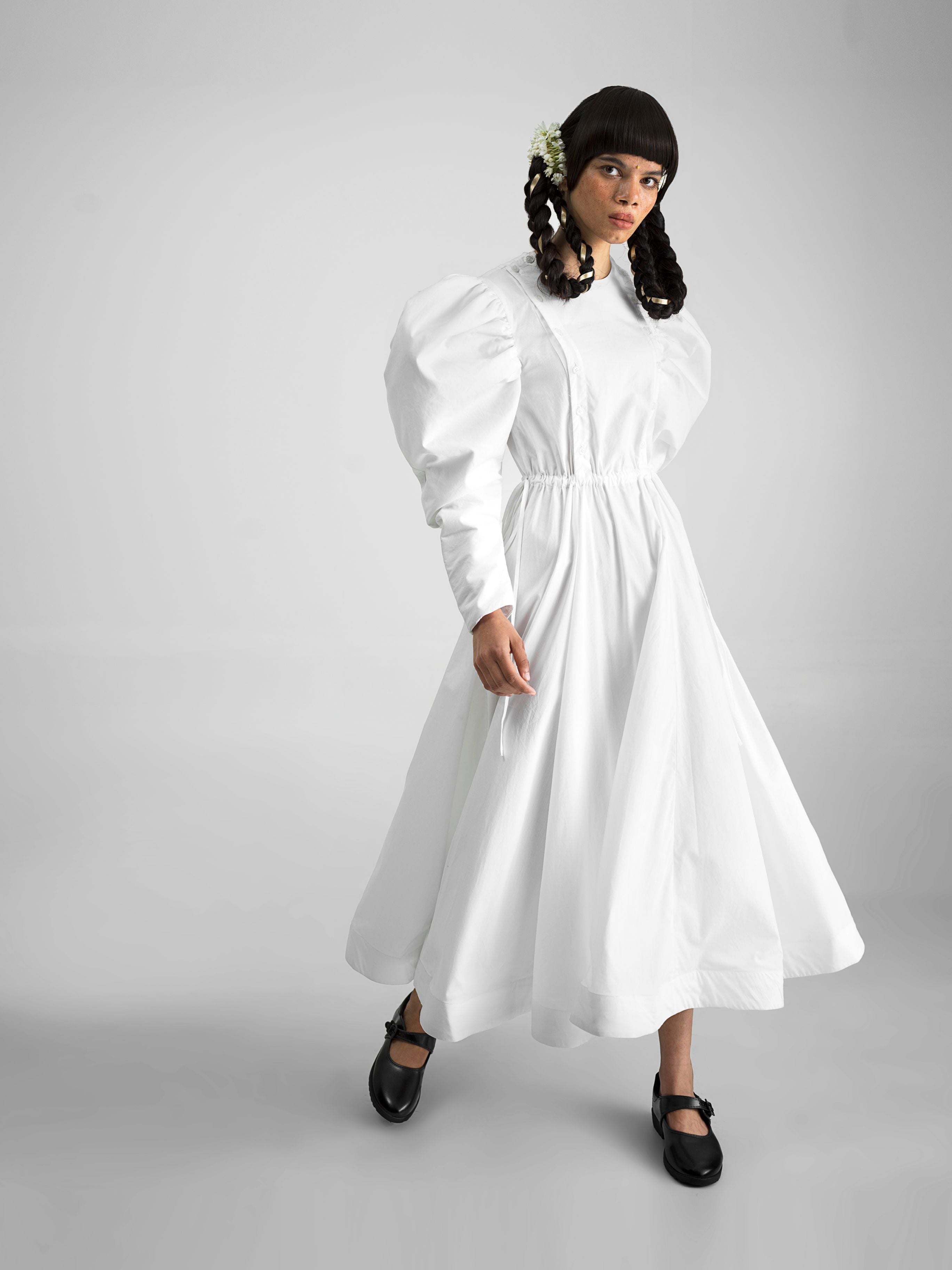 Wolf Wing Shirt Dress White - Buy Online Now