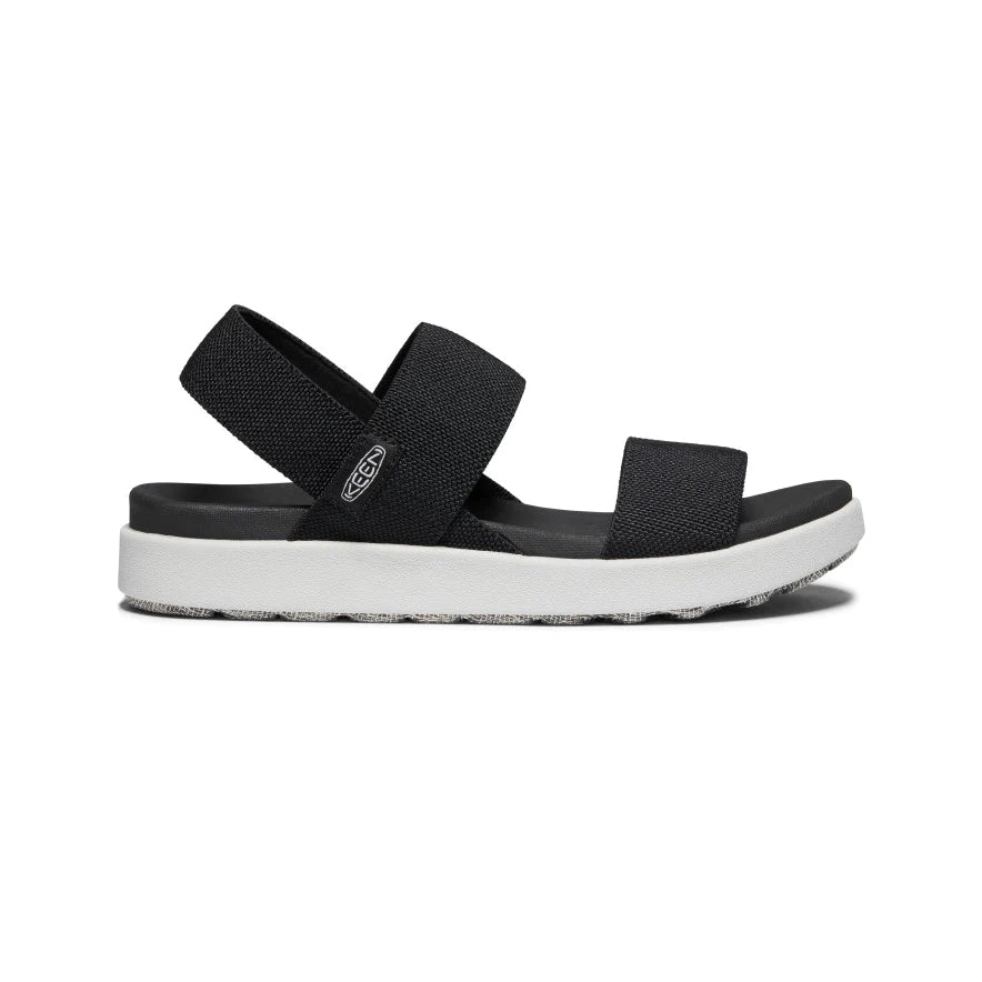 Women's Black Backstrap Sandal