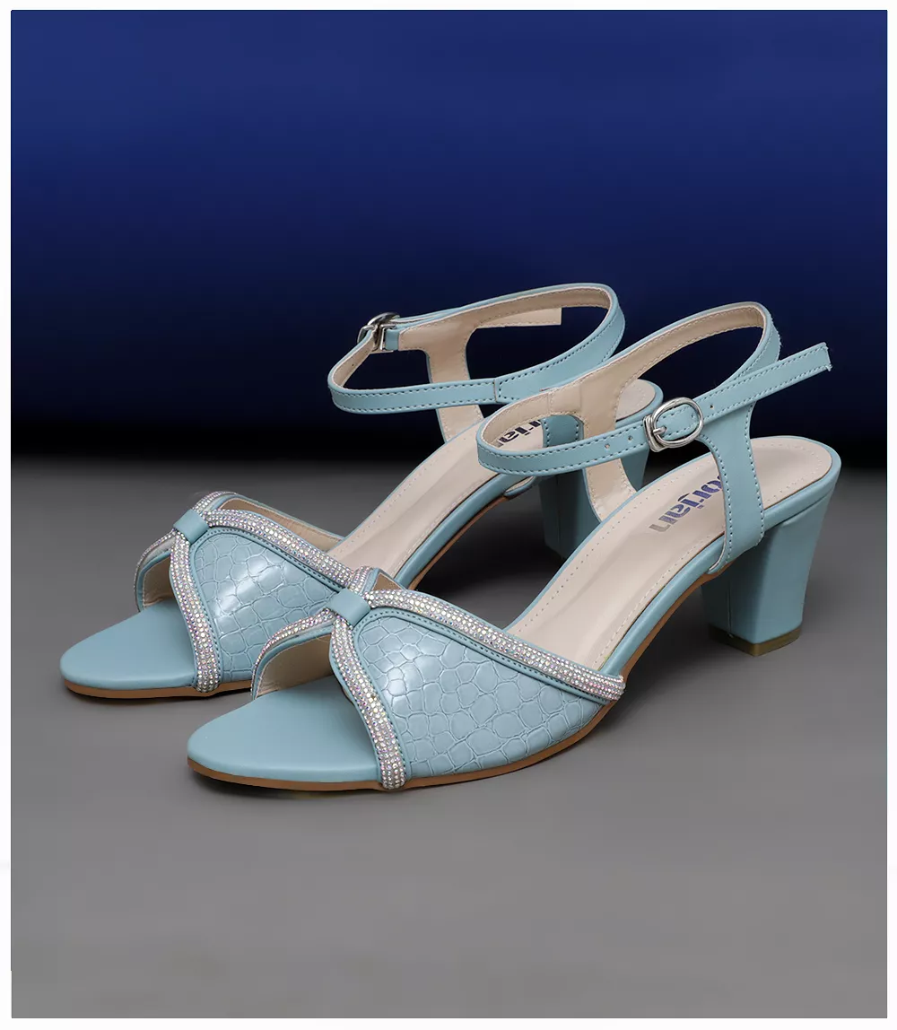 Women's Formal Sandal Heels - Light Blue (BW8125)