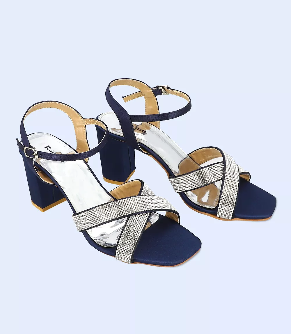 Women's Formal Sandal Heels - Navy Blue | BW6270