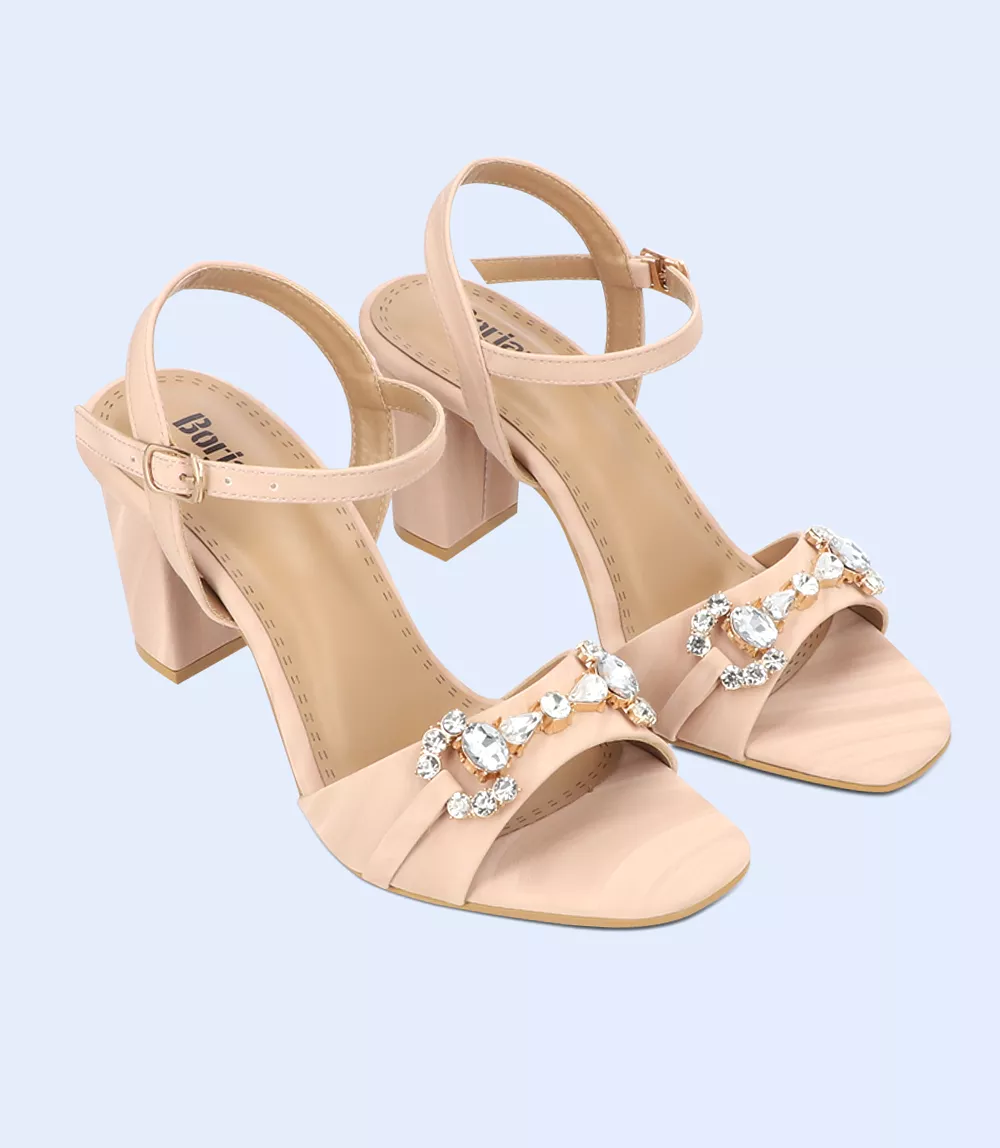 Women's Pink Sandal Heel - BW9347-TEA