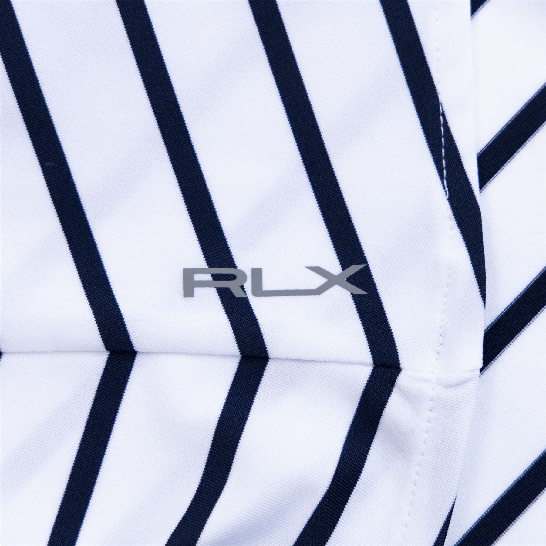 Women's RLX Short Sleeve Collared Stripe Dress White Navy SS24