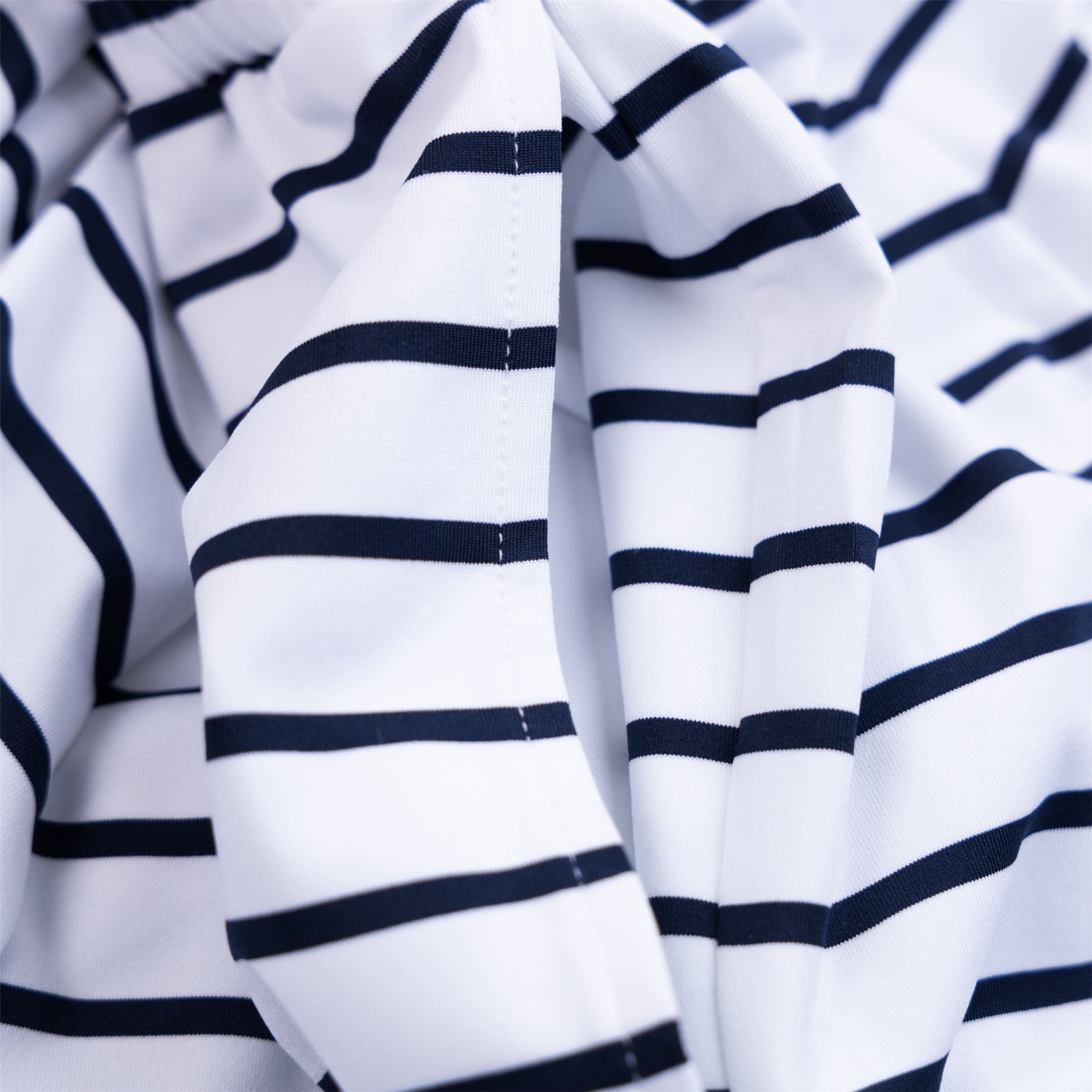 Women's RLX Short Sleeve Collared Stripe Dress White Navy SS24