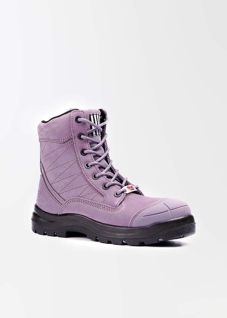 womens safety work boots with zip