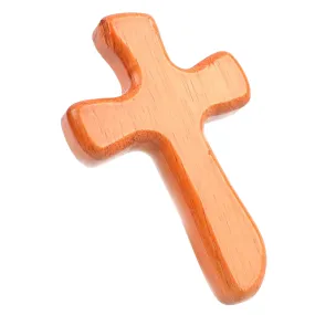 12cm Wood Comfort Cross (Personalization Available)