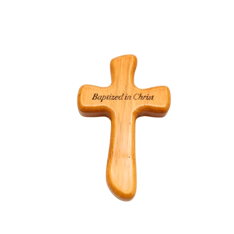 12cm Wood Comfort Cross (Personalization Available)