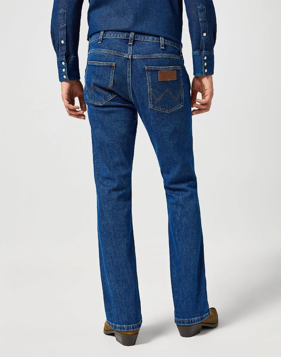 Wrangler Horizon Bootcut Denim Jeans Soft Fade Wash