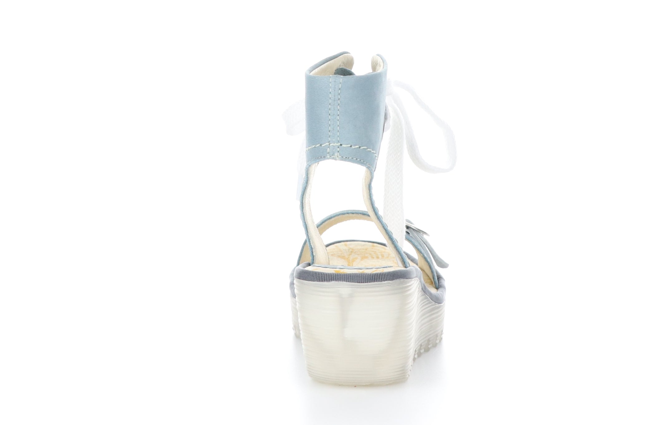 YAJE301FLY Pale Blue/Offwhite Sandals with Ankle Strap