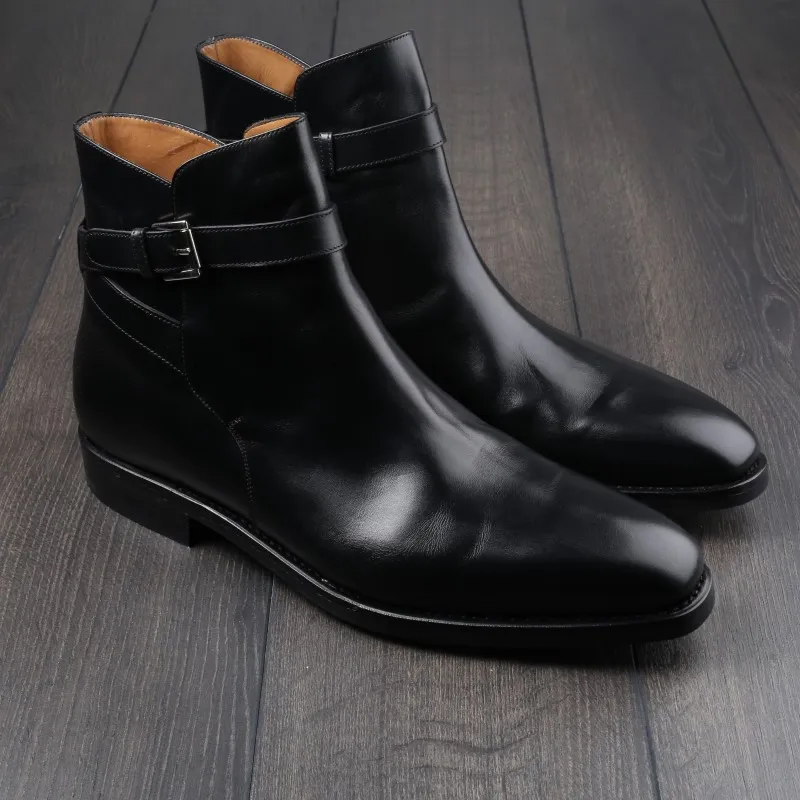 Yanko Jodhpur Boot Black Leather UK10.5 and EU44.5 Seconds