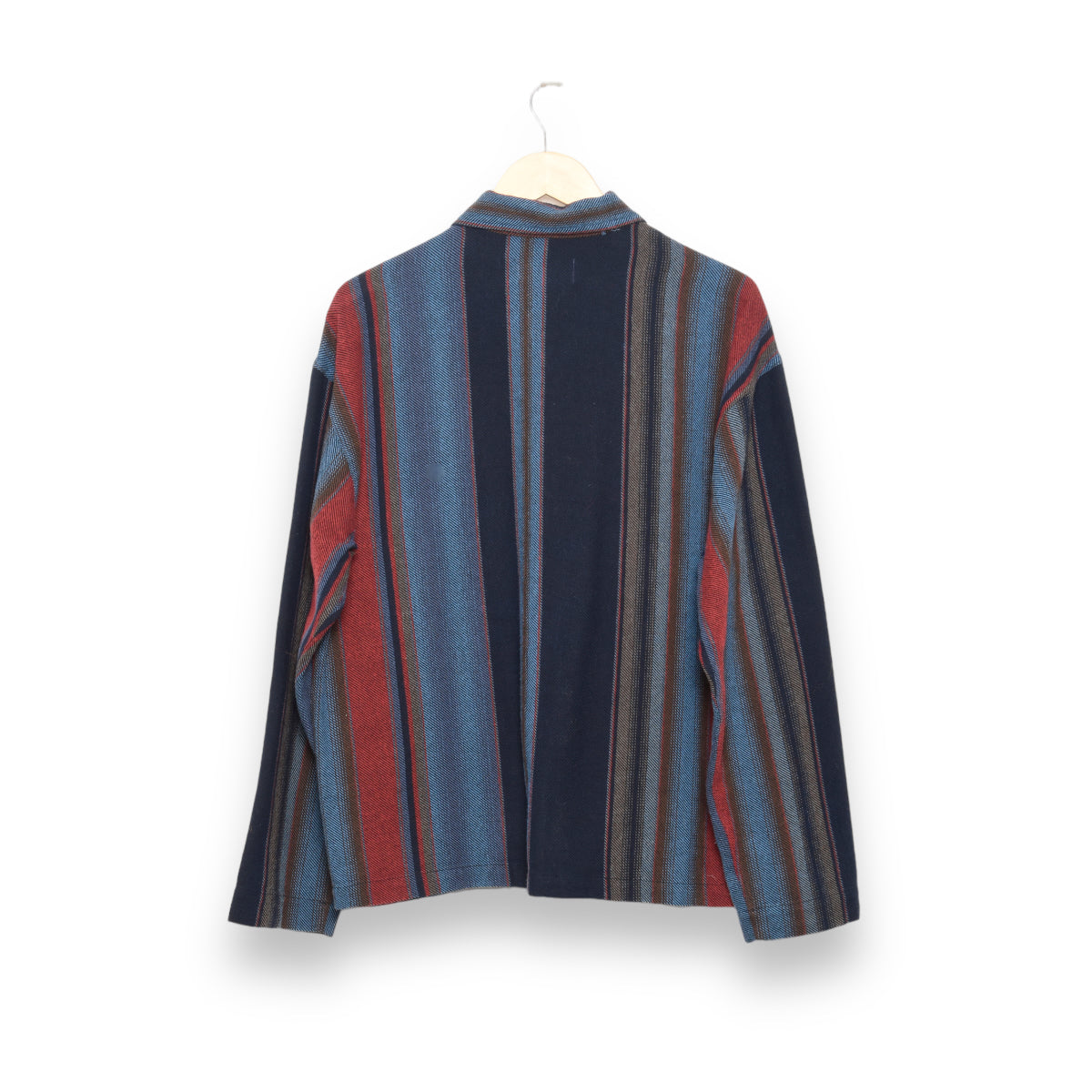 YMC PJ Overshirt in Blue Multi