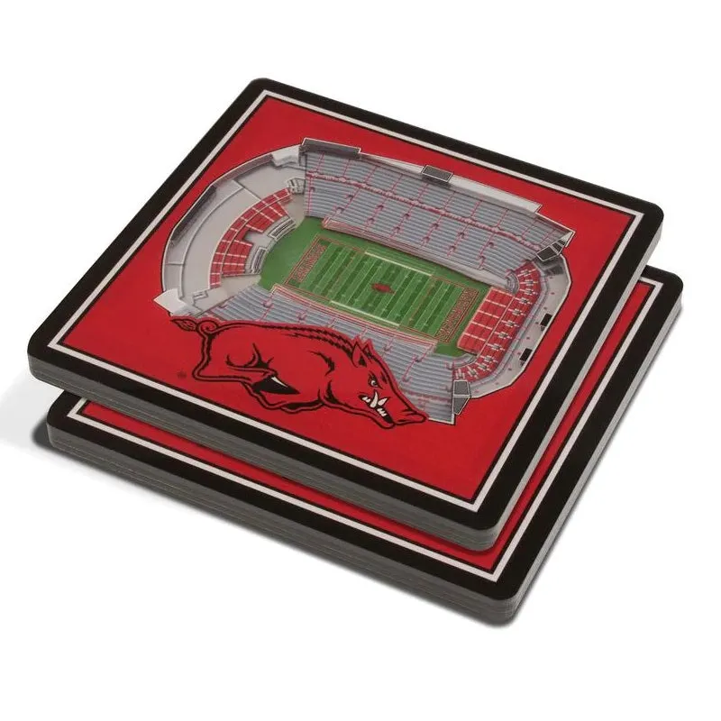 Stadium View Collegiate 3D Coasters for Fans