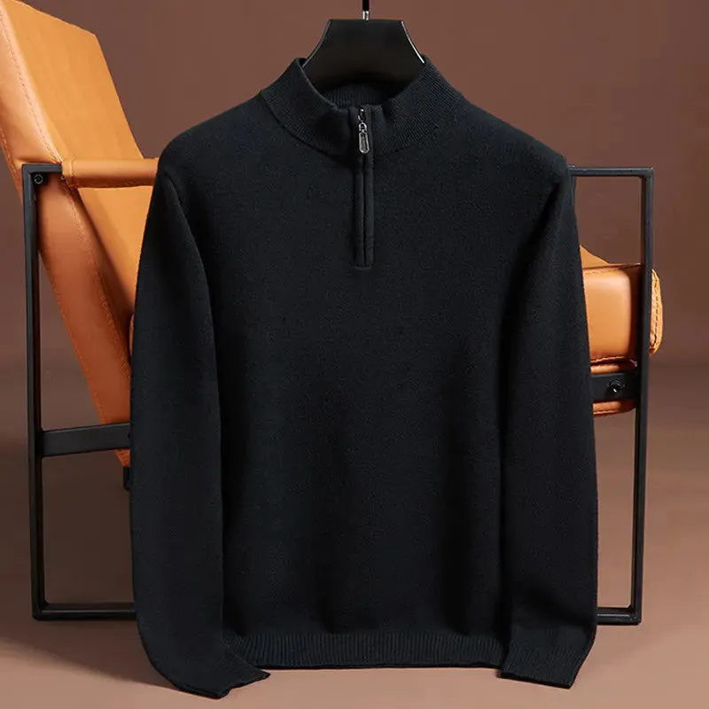 Zipper Cashmere Sweater by Giuliano Bugiardini