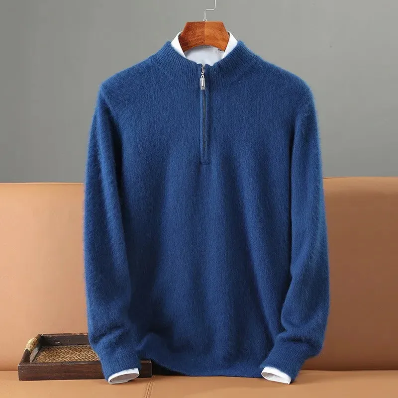 Zipper Cashmere Sweater by Giuliano Bugiardini